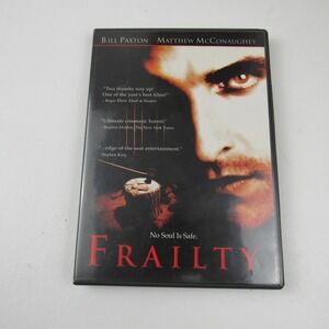 Frailty DVD Bill Paxton Matthew McConaughey Horror Thriller Movie‎